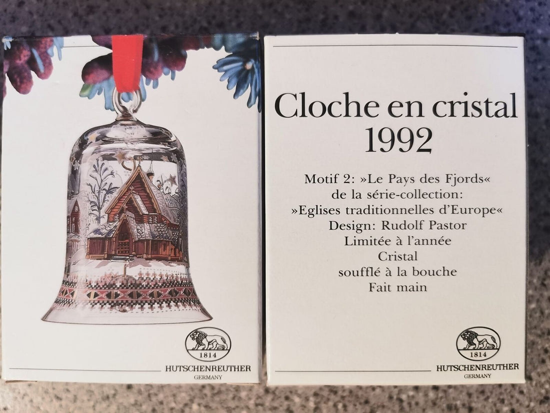 Hutschenreuther Kristallglas Weihnachtsglocke 1992 - Potoria Produktbild