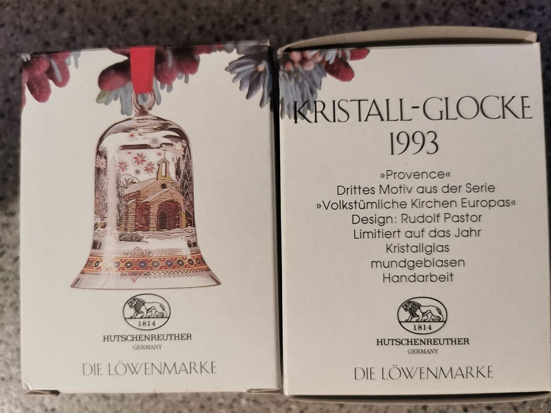 Hutschenreuther Kristallglas Weihnachtsglocke 1993 - Potoria Produktbild