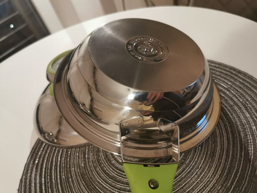 AMC Premium System Pfanne 20 cm 1,3 L mit Deckel und Visiotherm - Produktbild 6 | potoria.de