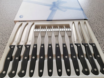 AMC- Set 12-teilig 6 Messer 6 Gabel- Neu Geschenkverpackung - Produktbild 4 | potoria.de