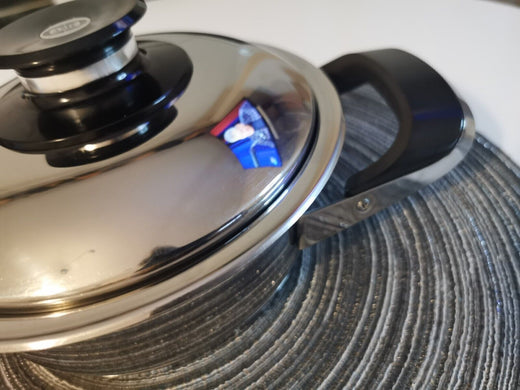 AMC Topf 16 cm, 1,3 Liter, 4 cm hoch + Deckel Kochtopf - Produktbild 2 | potoria.de