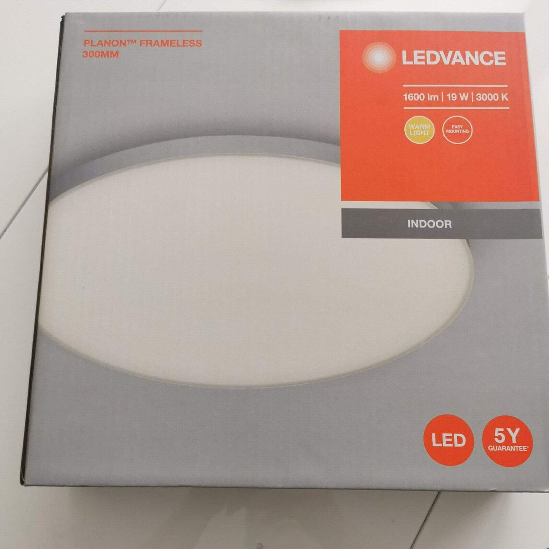 Decken-und Wand Panel Ø 30 cm 19W Warmweiß Ledvance PLANON Frameless - Produktbild 1 | potoria.de