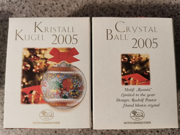 Hutschenreuther 02253 723028 49707 Kristallglas Weihnachtskugel 2005 - Produktbild 1 | potoria.de