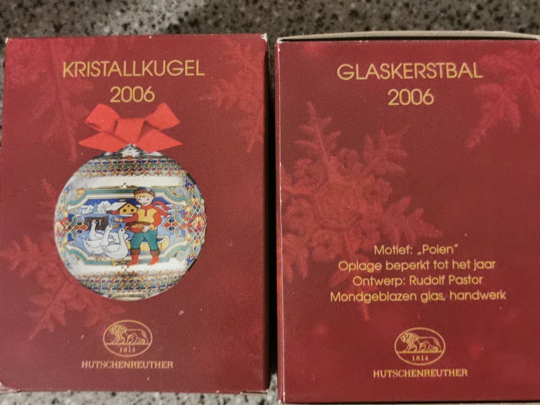Hutschenreuther 02253 723030 49707 Kristallglas Weihnachtskugel 2006 - Produktbild 1 | potoria.de