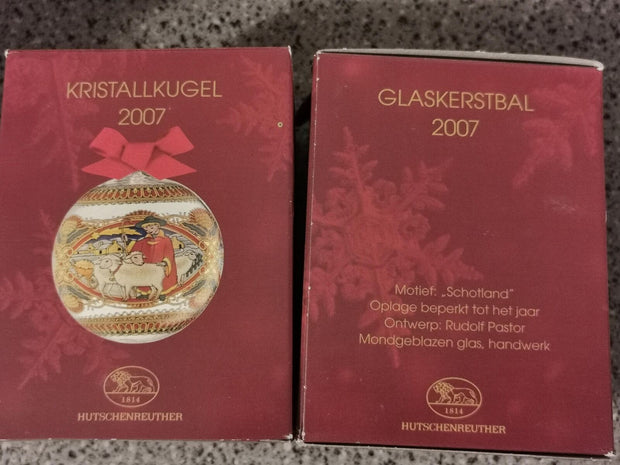 Hutschenreuther 02253 723032 49707 Kristallglas Weihnachtskugel 2007 - Produktbild 1 | potoria.de