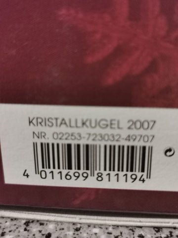 Hutschenreuther 02253 723032 49707 Kristallglas Weihnachtskugel 2007 - Produktbild 2 | potoria.de