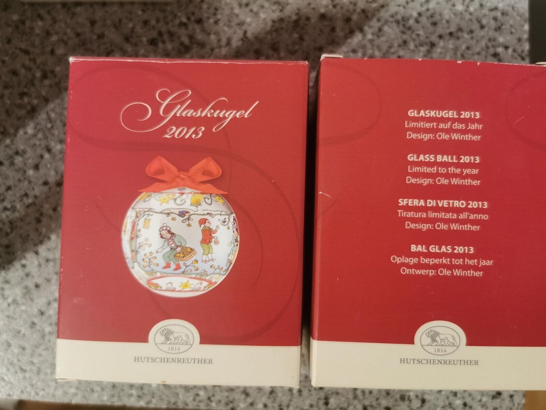 Hutschenreuther 02253 723044 49707 Kristallglas Weihnachtskugel 2013 - Produktbild 1 | potoria.de