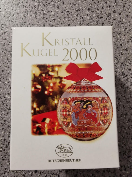 Hutschenreuther 4011699693851 Kristallglas Weihnachtskugel 2000 - Produktbild 1 | potoria.de
