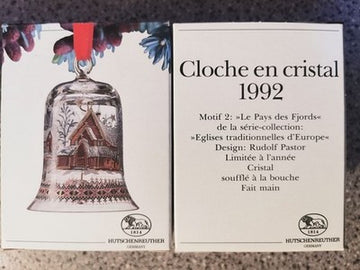 Hutschenreuther Kristallglas Weihnachtsglocke 1992 - Produktbild 1 | potoria.de