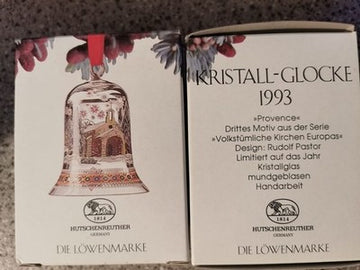 Hutschenreuther Kristallglas Weihnachtsglocke 1993 - Produktbild 1 | potoria.de