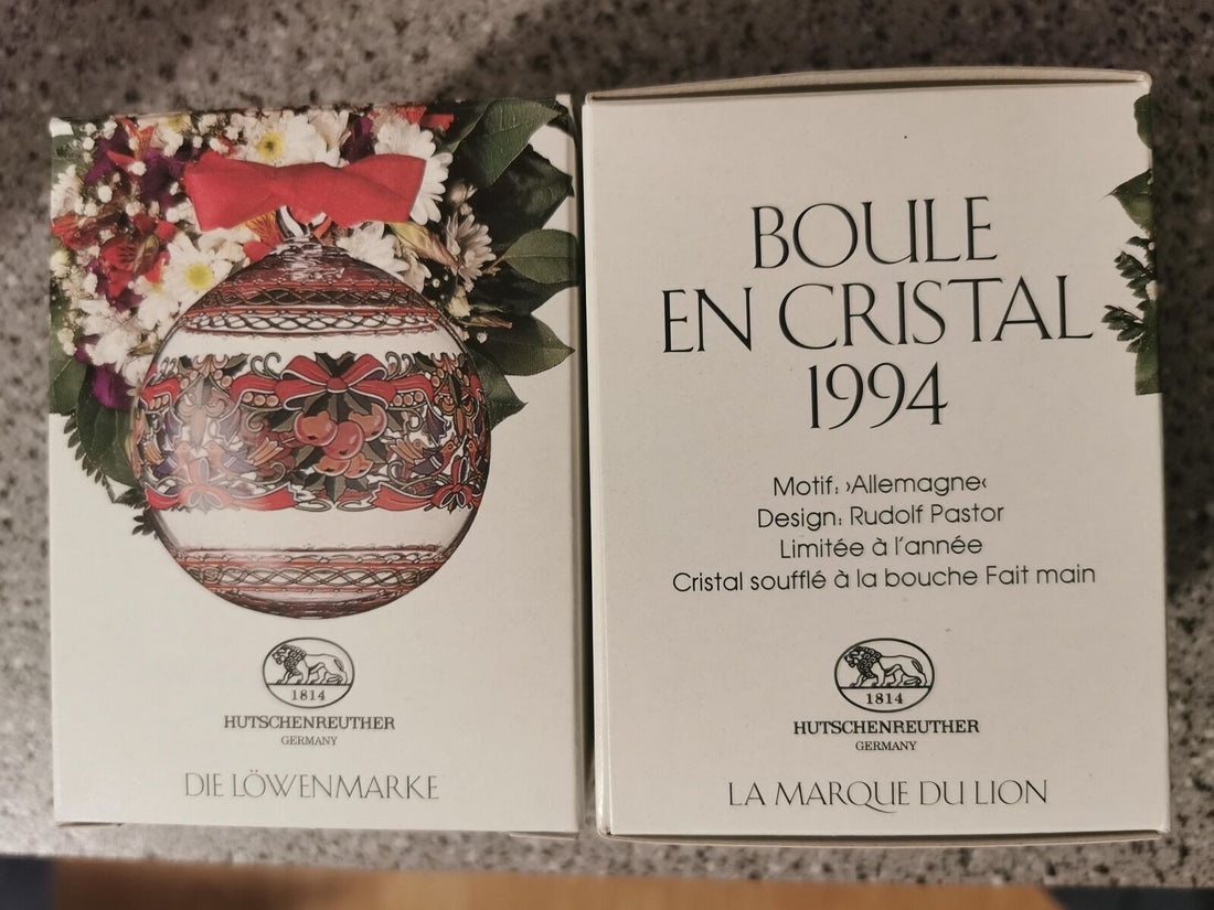 Hutschenreuther Kristallglas Weihnachtskugel 1994 - Produktbild 1 | potoria.de