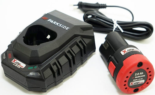PARKSIDE Ladegerät 12V A2 + Akku PAPK 12 A2 - Produktbild 1 | potoria.de