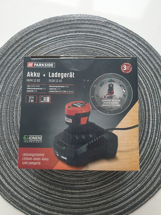 PARKSIDE Ladegerät 12V A2 + Akku PAPK 12 A2 - Produktbild 5 | potoria.de